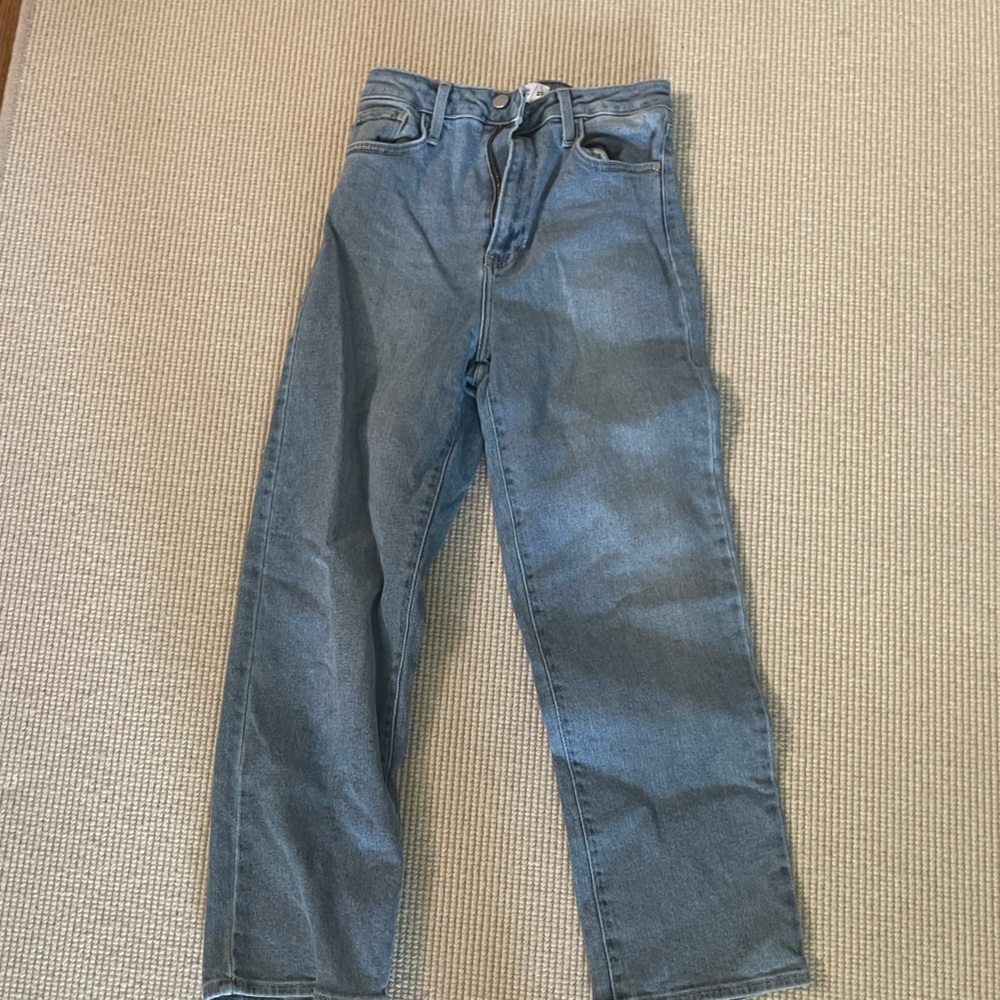 Just black denim jeans